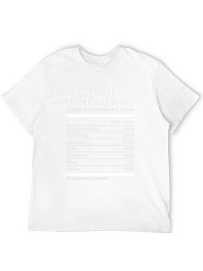 Composer Nutritional Facts T-Shirt