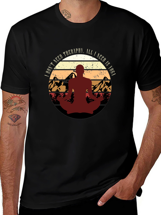 Yoga Lover Graphic Tee - All I Need Is Yoga T-Shirt