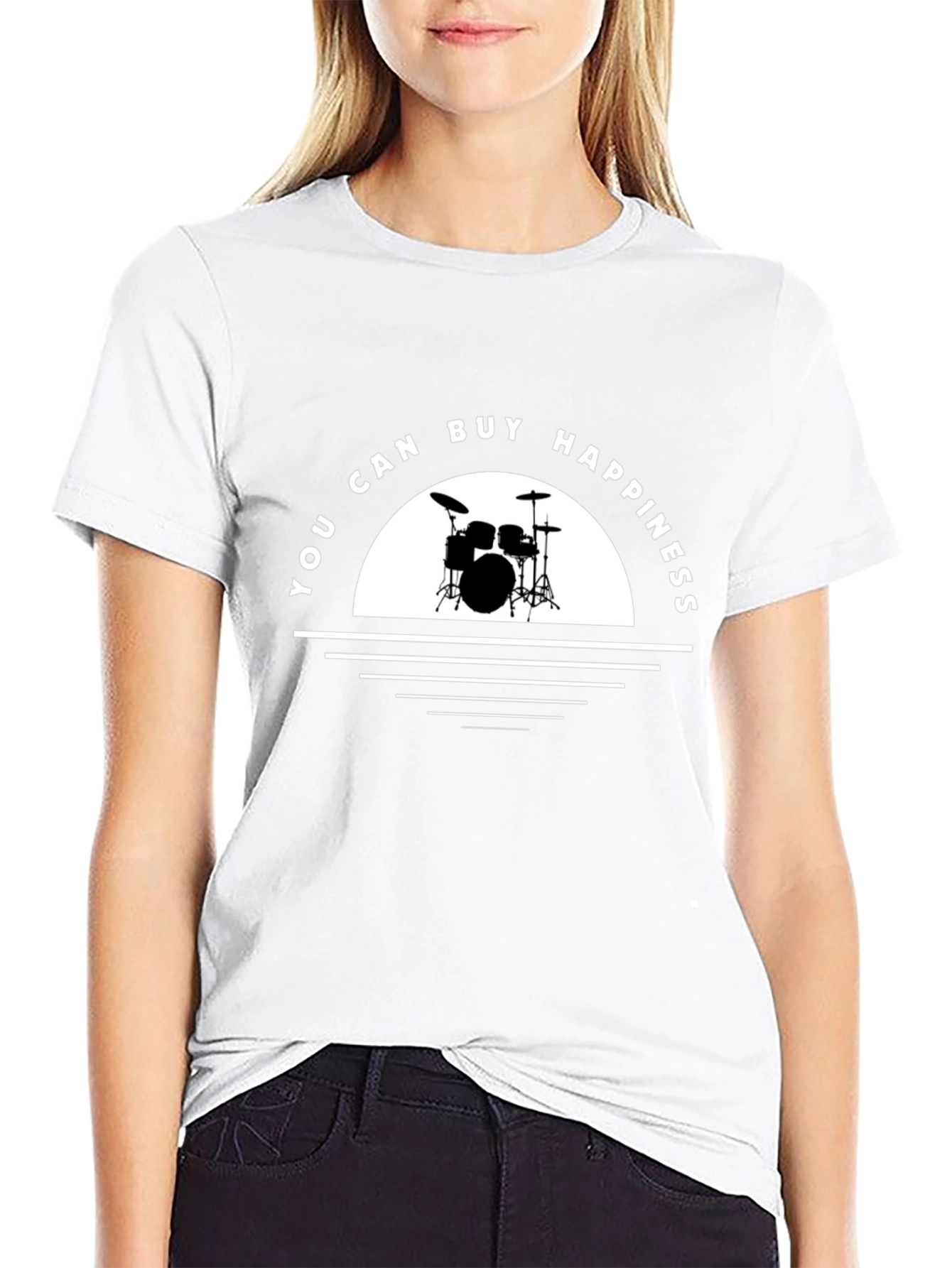You Can Buy Happiness Drum T-Shirt