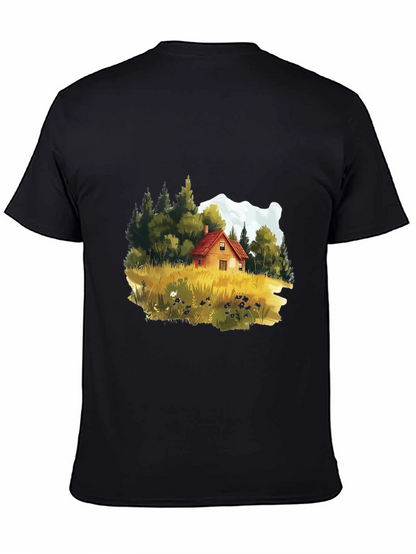 Cabin in the Woods Graphic Tee - Black