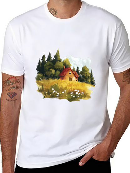 Cabin in the Woods Graphic Tee - Black