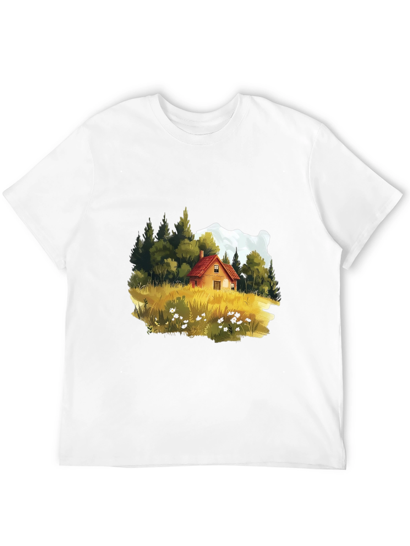 Cabin in the Woods Graphic Tee - Black