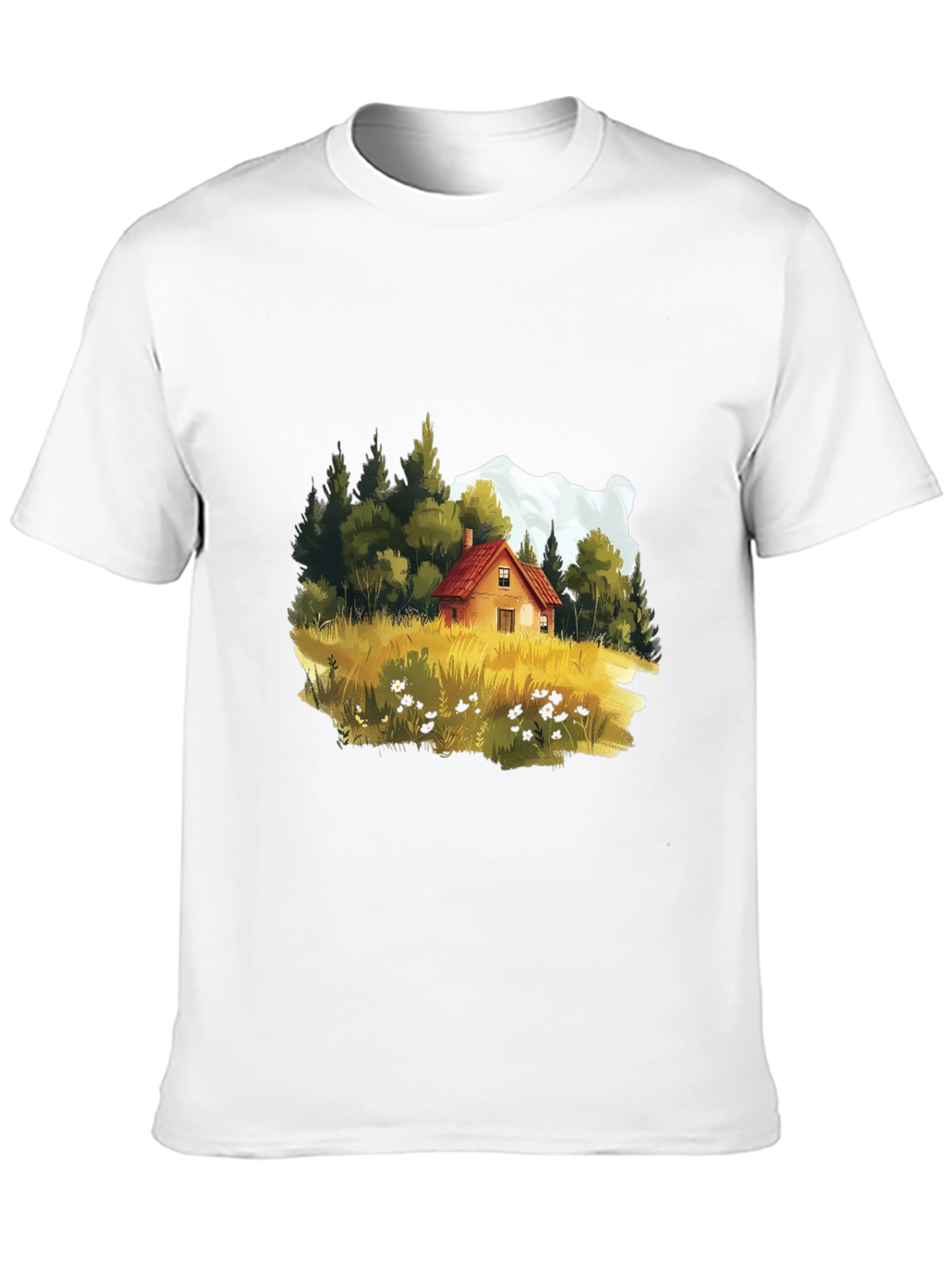 Cabin in the Woods Graphic Tee - Black