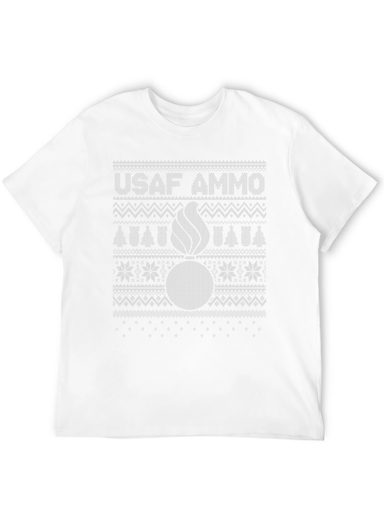 USAF AMMO Ugly Christmas Sweater Style T-Shirt