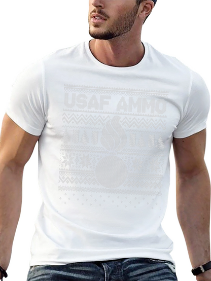 USAF AMMO Ugly Christmas Sweater Style T-Shirt