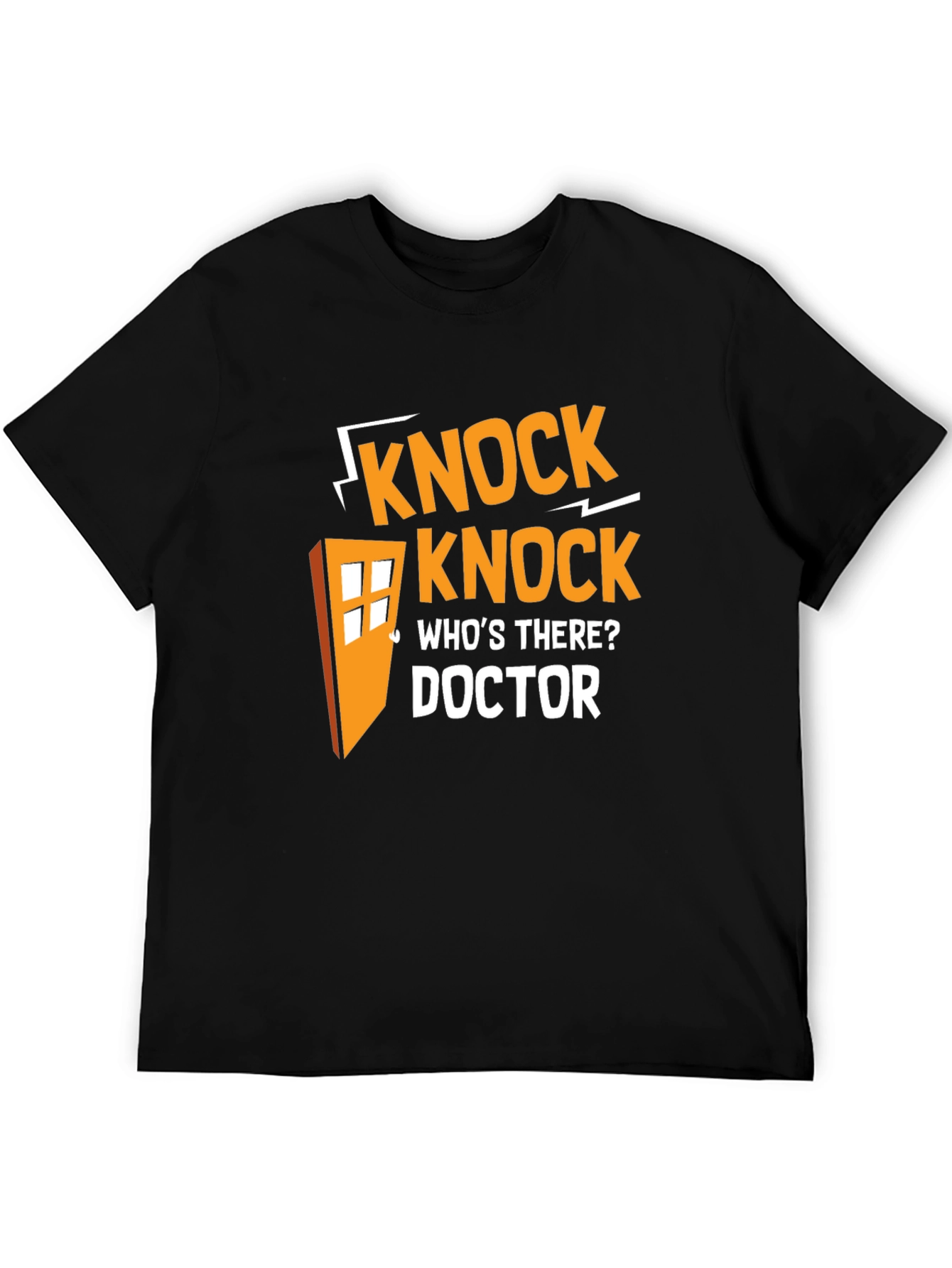 Doctor Who Knock Knock T-Shirt - Black