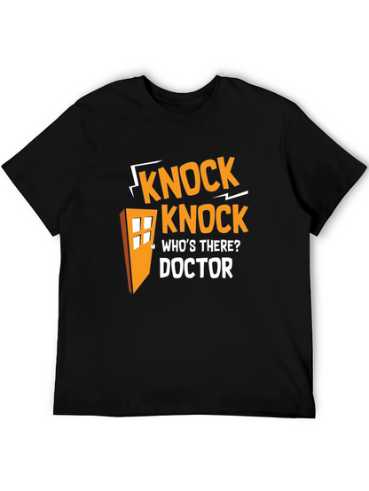 Doctor Who Knock Knock T-Shirt - Black