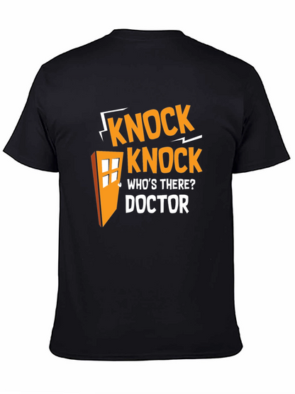 Doctor Who Knock Knock T-Shirt - Black