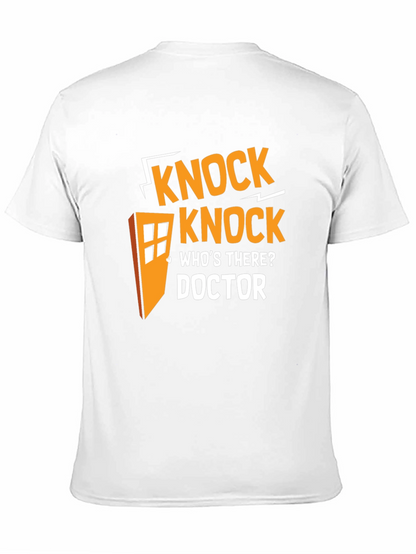 Doctor Who Knock Knock T-Shirt - Black