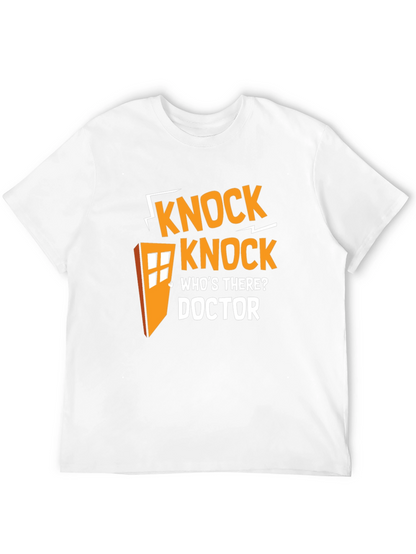 Doctor Who Knock Knock T-Shirt - Black