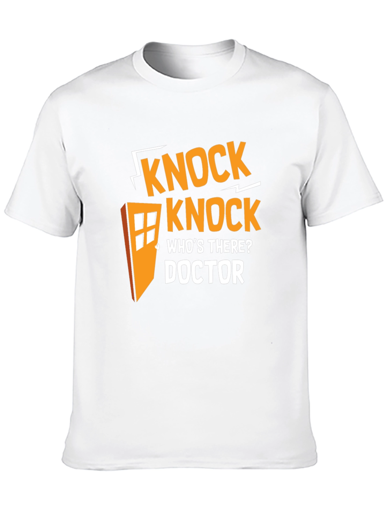 Doctor Who Knock Knock T-Shirt - Black