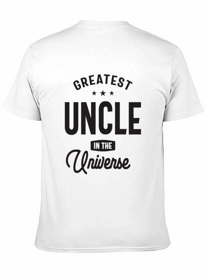 Greatest Uncle in the Universe Black T-Shirt