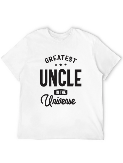 Greatest Uncle in the Universe Black T-Shirt