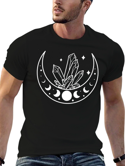 Crystals and Moon Phases Graphic Tee