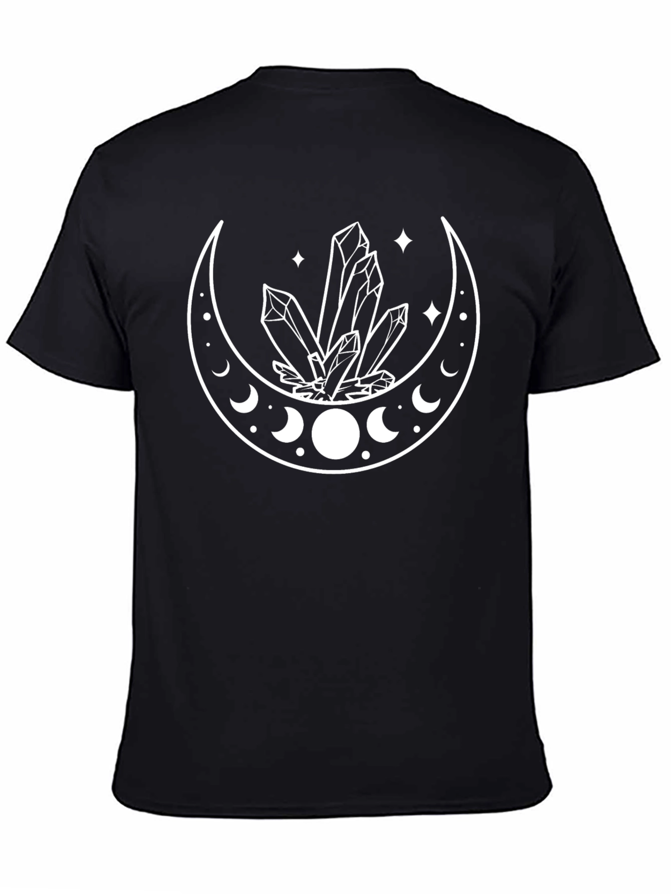 Crystals and Moon Phases Graphic Tee