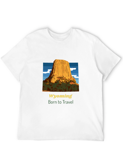 Wyoming Travel T-Shirt - Born to Travel Tee