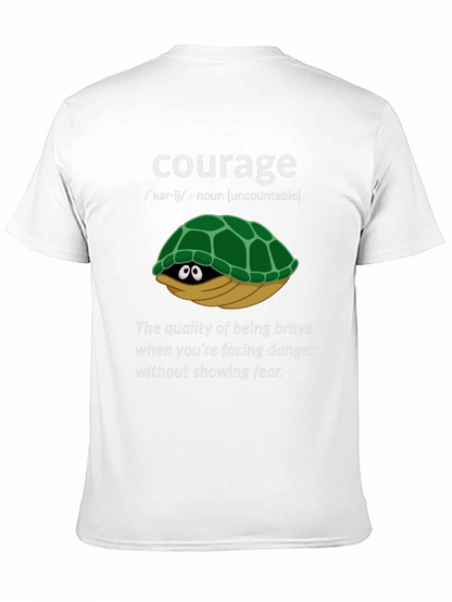 Courage Turtle Graphic T-Shirt - Definition Tee