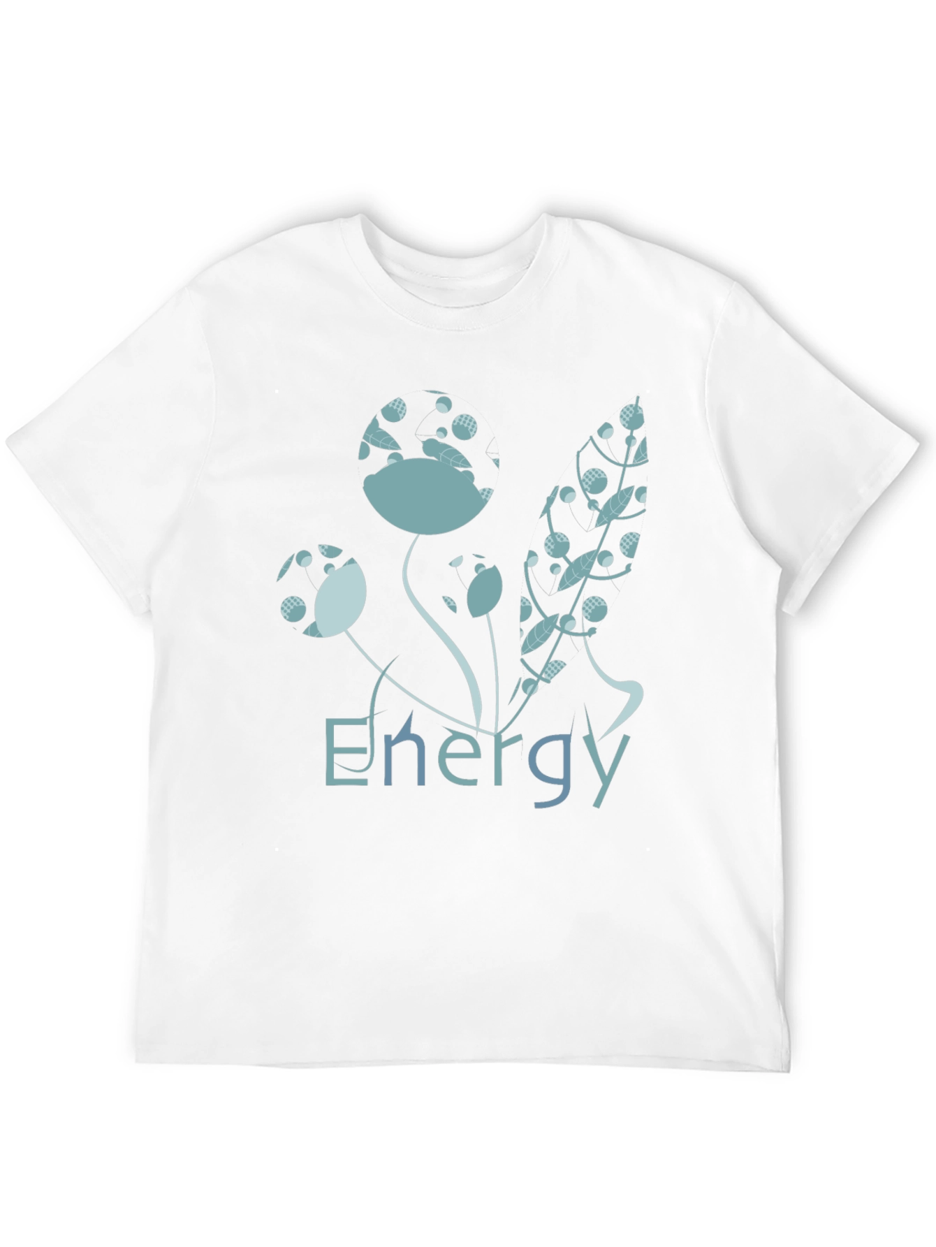 Energy Floral Graphic Black T-Shirt