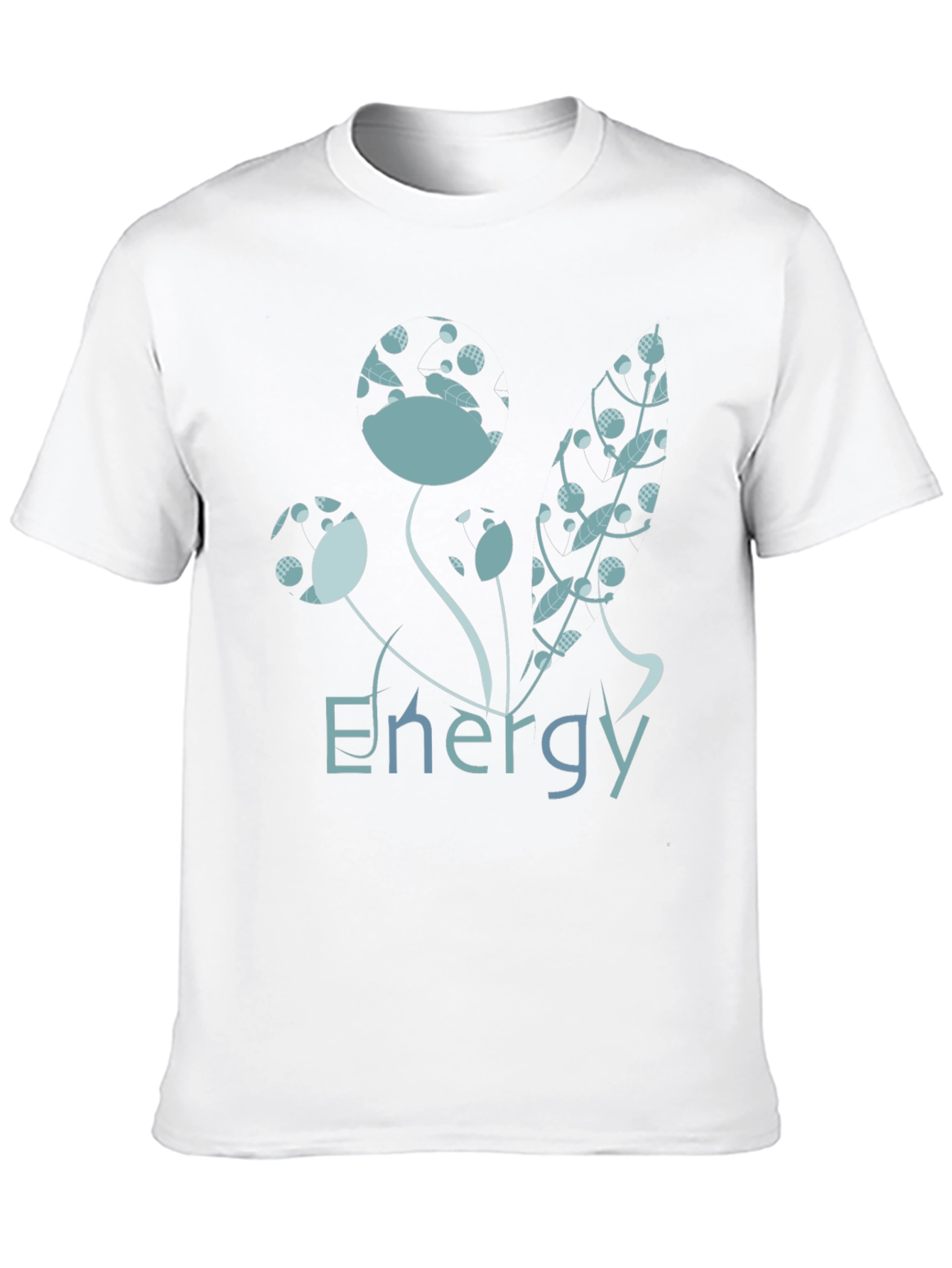 Energy Floral Graphic Black T-Shirt
