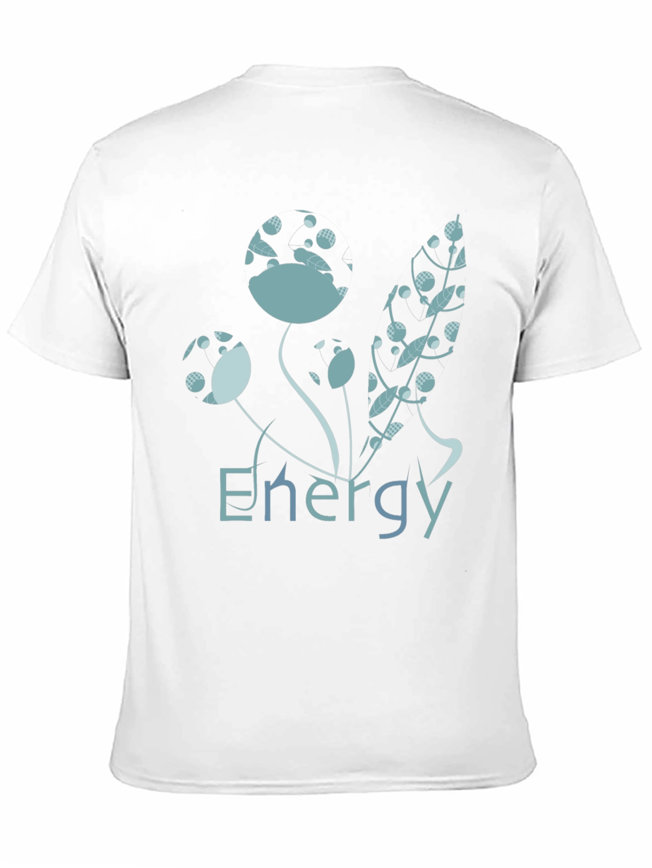 Energy Floral Graphic Black T-Shirt