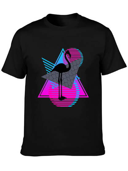Retro Flamingo T-Shirt - Vaporwave Style