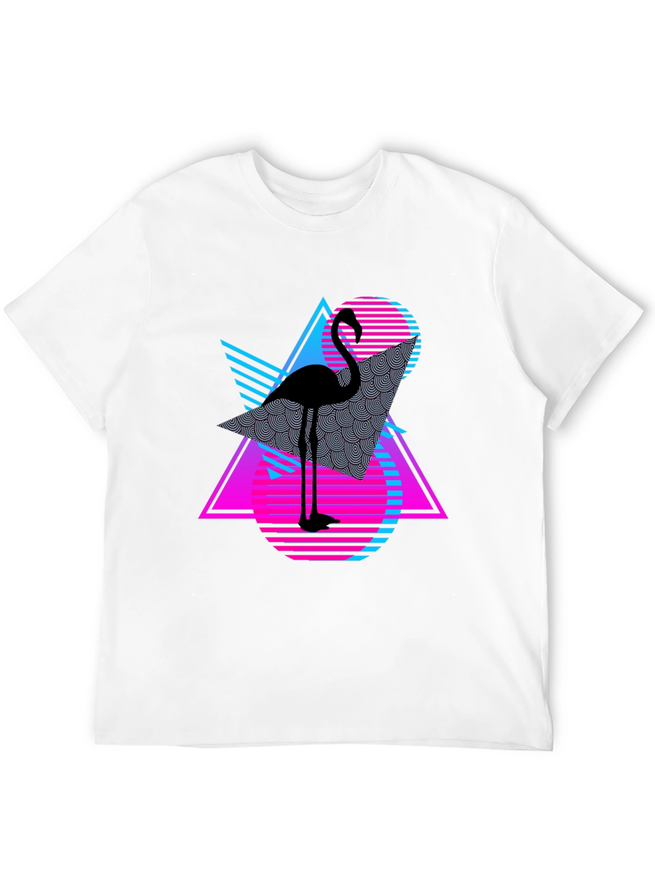 Retro Flamingo T-Shirt - Vaporwave Style