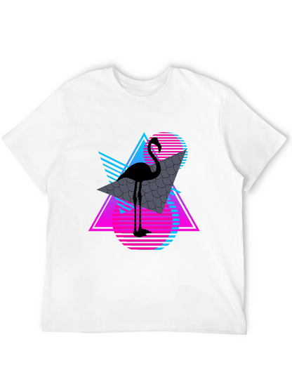 Retro Flamingo T-Shirt - Vaporwave Style