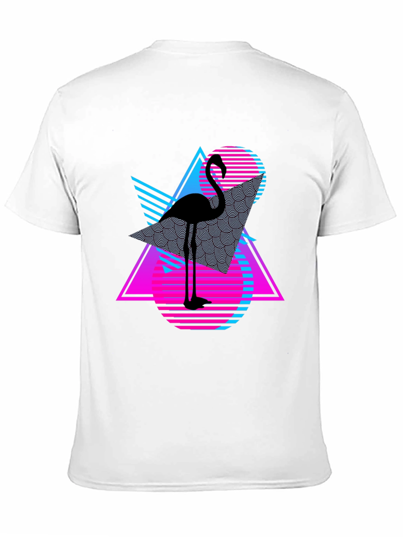 Retro Flamingo T-Shirt - Vaporwave Style