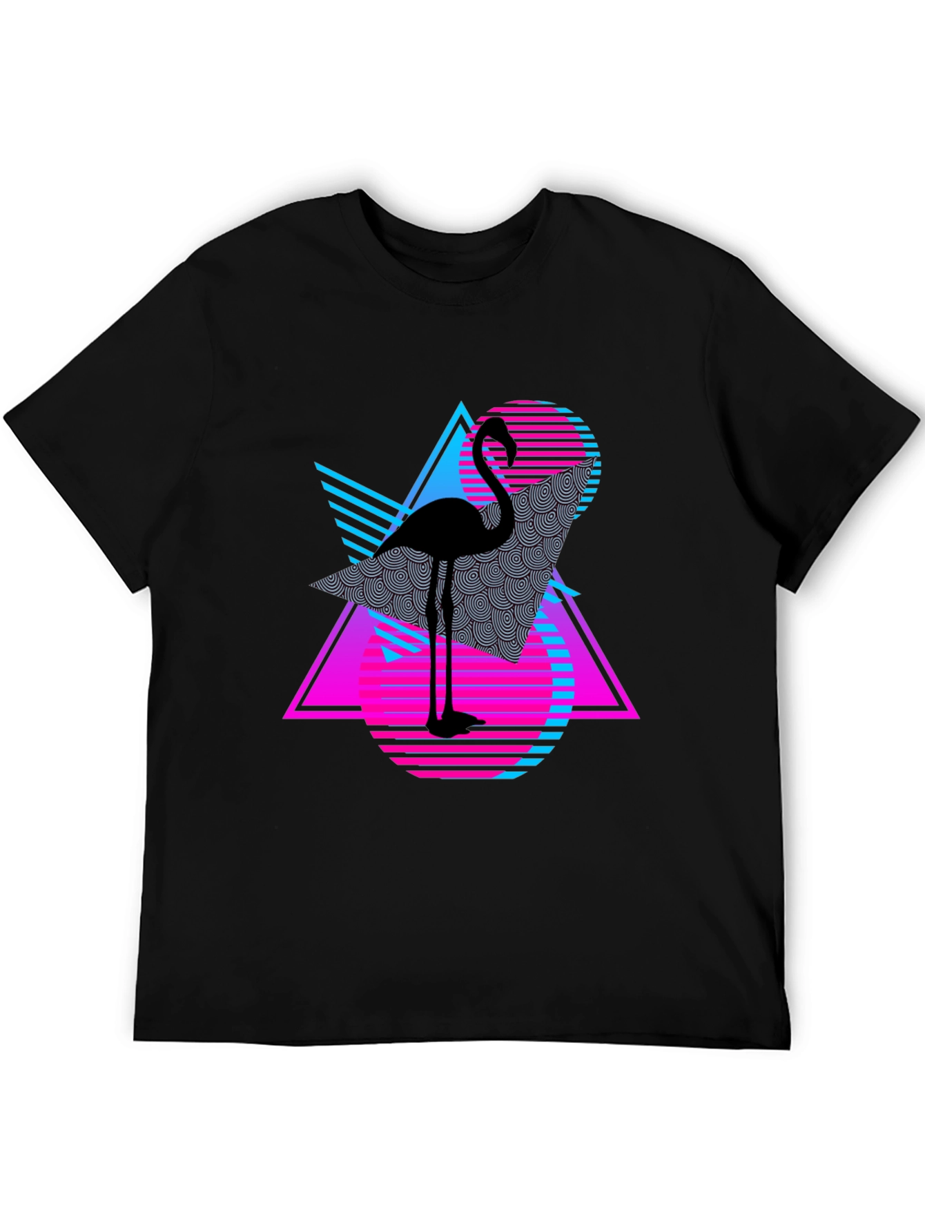 Retro Flamingo T-Shirt - Vaporwave Style