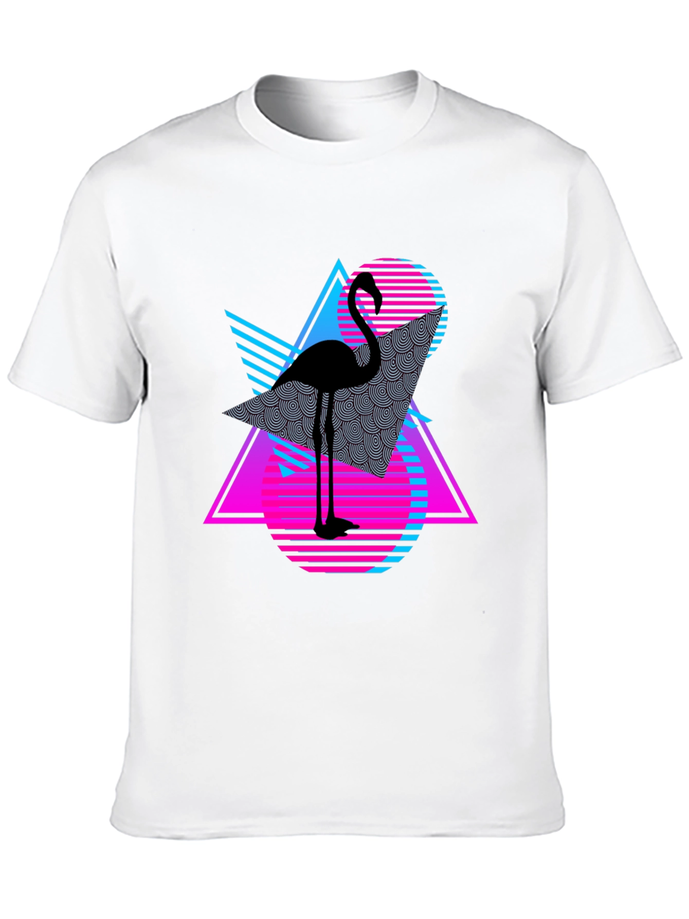 Retro Flamingo T-Shirt - Vaporwave Style