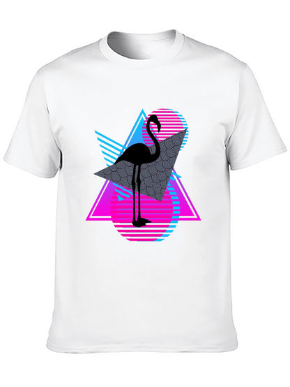 Retro Flamingo T-Shirt - Vaporwave Style