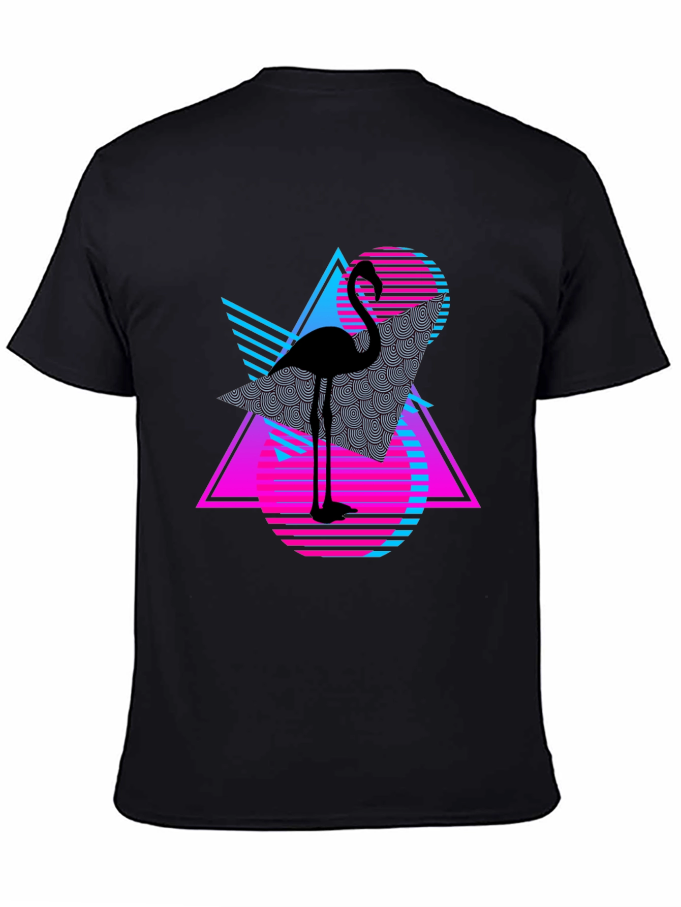 Retro Flamingo T-Shirt - Vaporwave Style