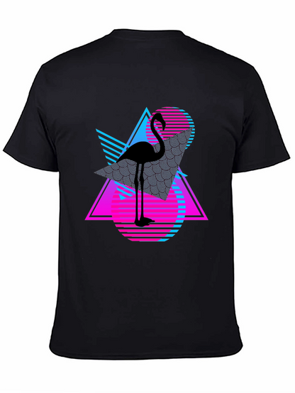 Retro Flamingo T-Shirt - Vaporwave Style