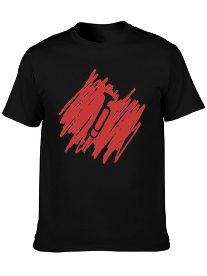 Trumpet Graphic Tee - Cool Music Lover Shirt