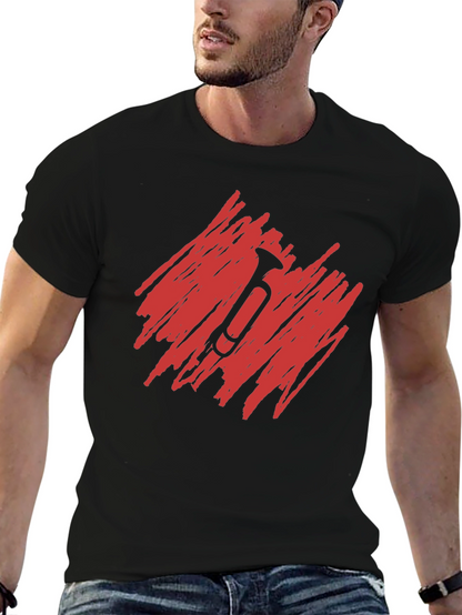 Trumpet Graphic Tee - Cool Music Lover Shirt