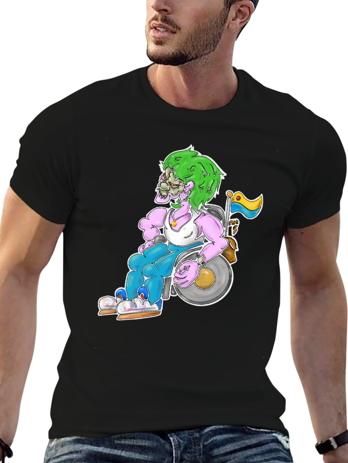 Zombie Wheelchair T-Shirt