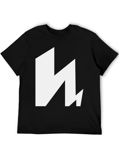 Bold Graphic Tee - Modern Design Black