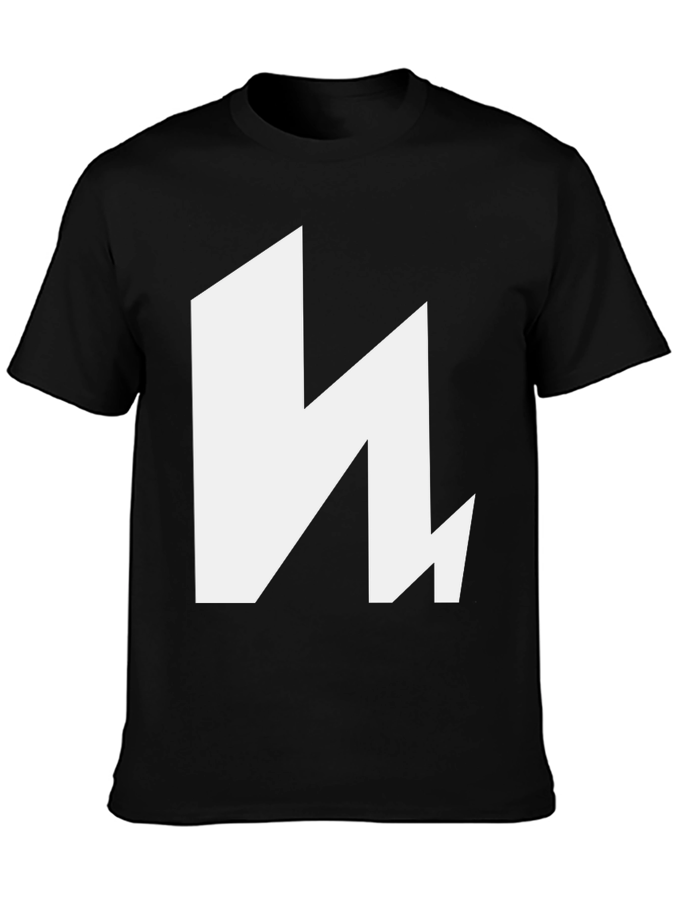Bold Graphic Tee - Modern Design Black