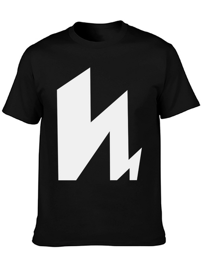 Bold Graphic Tee - Modern Design Black