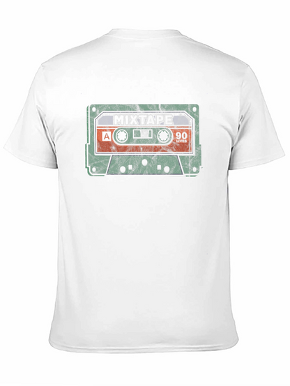 Retro Mixtape Graphic T-Shirt - 90s Nostalgia