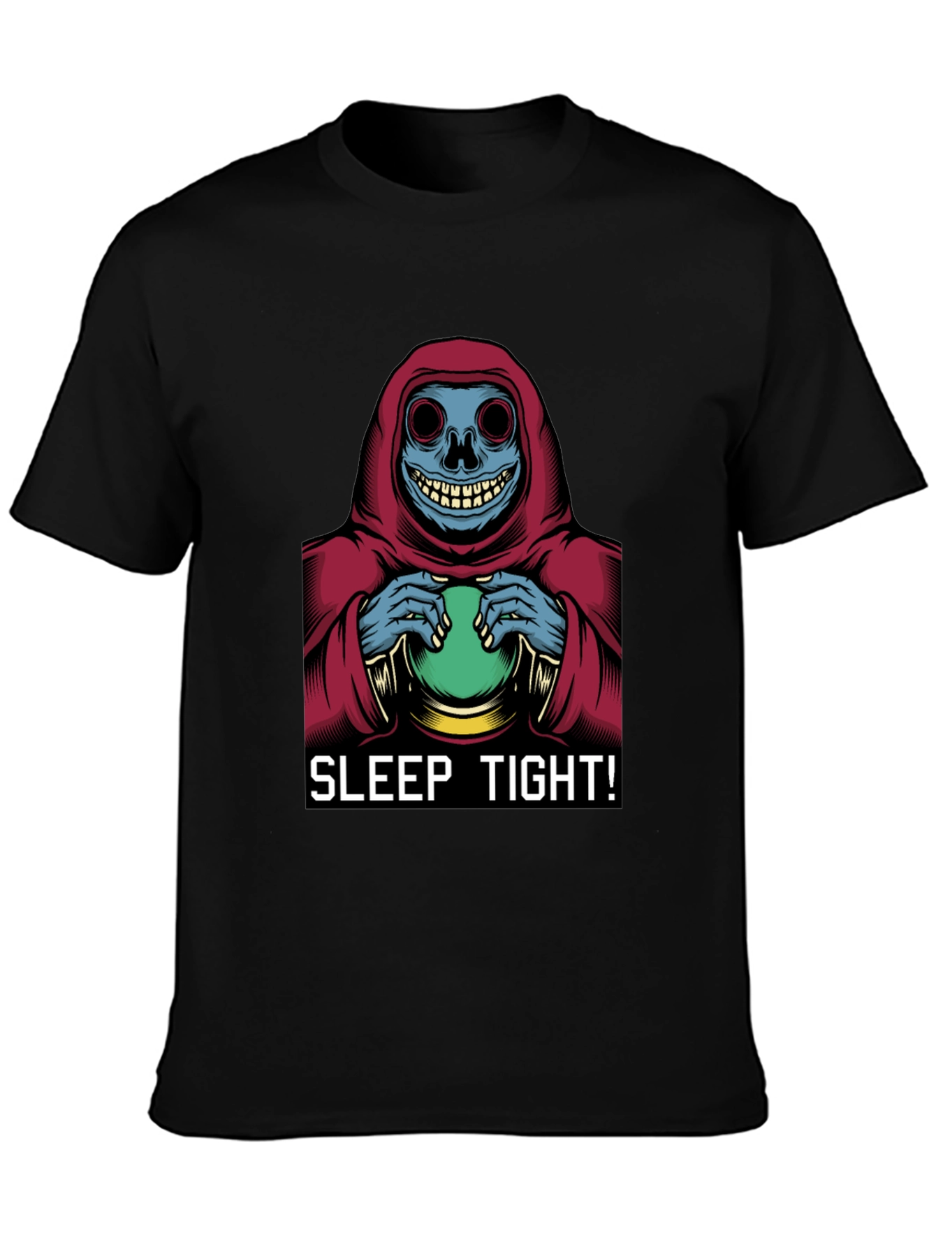 Sleep Tight T-Shirt - Grim Reaper Graphic Tee