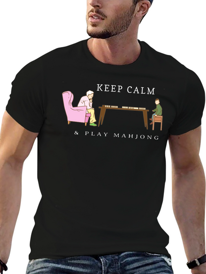Keep Calm & Play Mahjong T-Shirt
