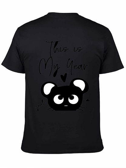 This is My Year Black Graphic T-Shirt