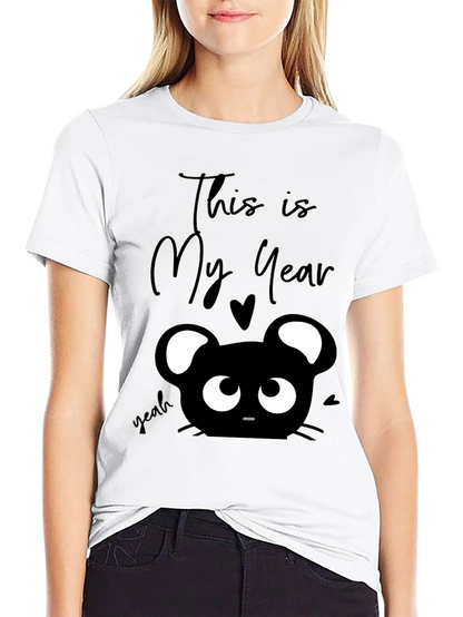 This is My Year Black Graphic T-Shirt