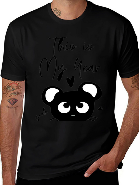 This is My Year Black Graphic T-Shirt