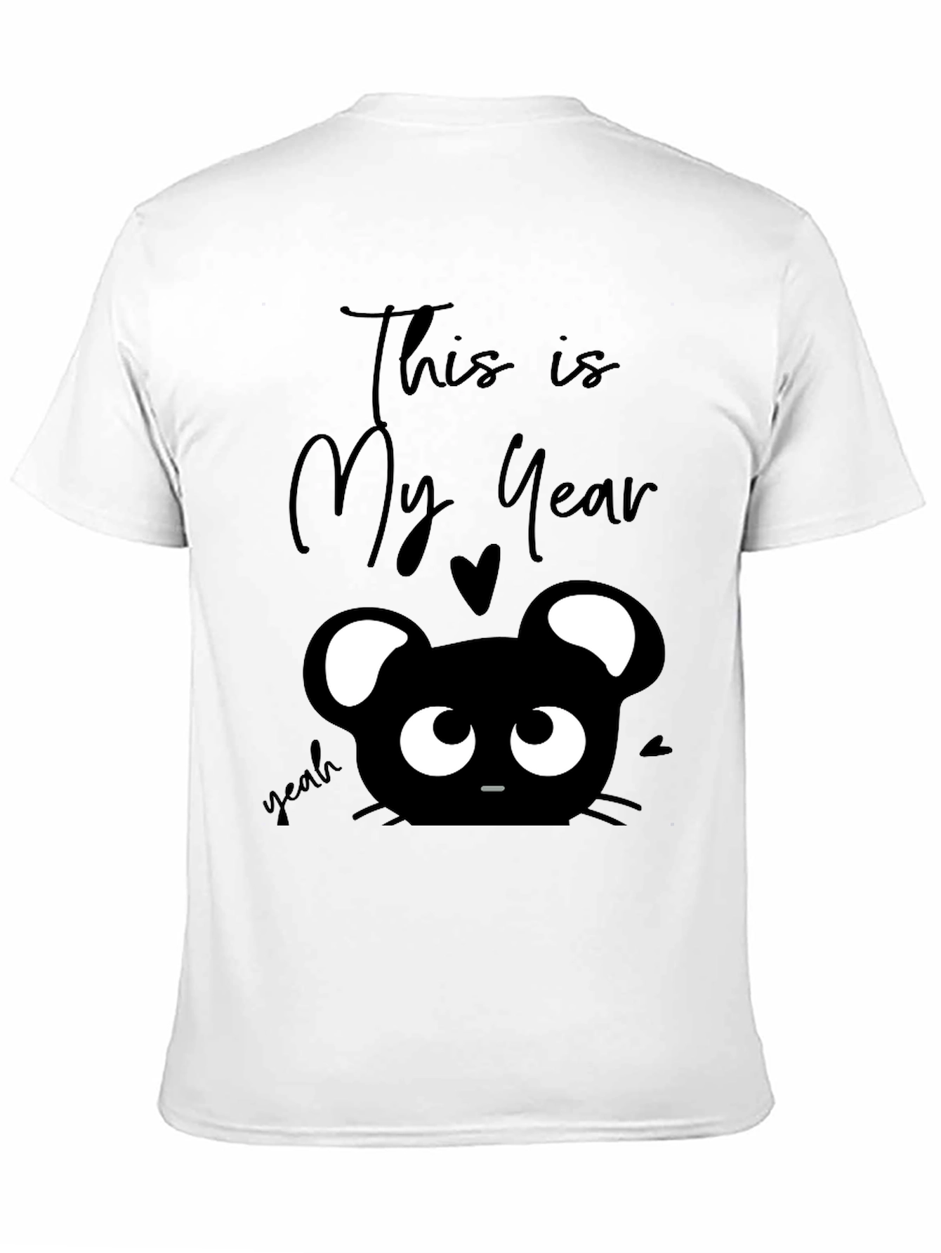 This is My Year Black Graphic T-Shirt