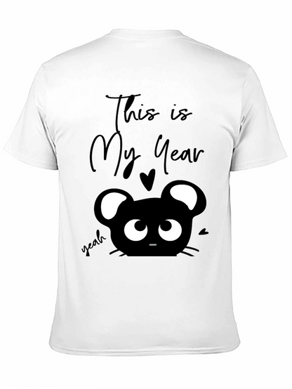 This is My Year Black Graphic T-Shirt