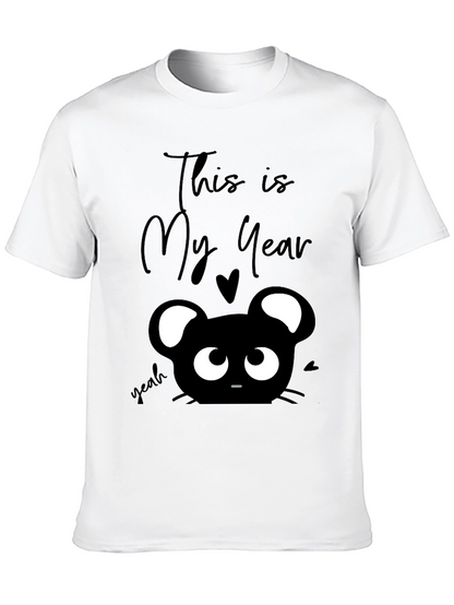 This is My Year Black Graphic T-Shirt
