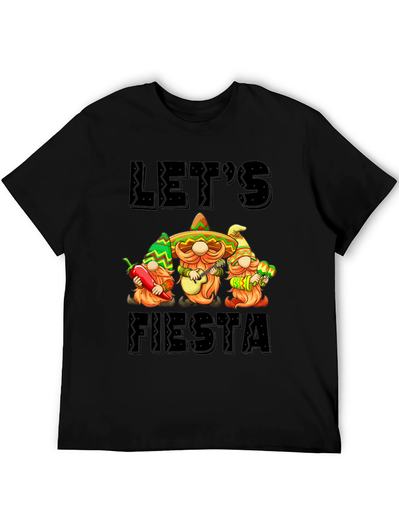 Lets Fiesta Gnome Graphic Tee