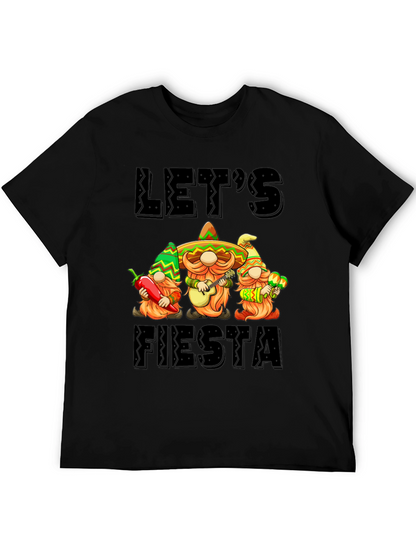 Lets Fiesta Gnome Graphic Tee